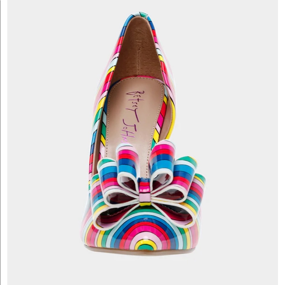 Betsey Johnson PRINCE-P BRIGHT MULTI PUMPS - Picture 7 of 15
